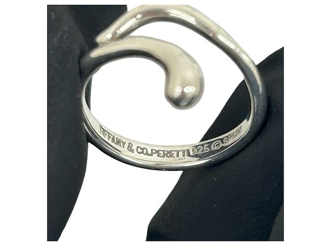 Tiffany & Co Tiffany Vintage Teardrop Band Ring Silber - Ansicht 3
