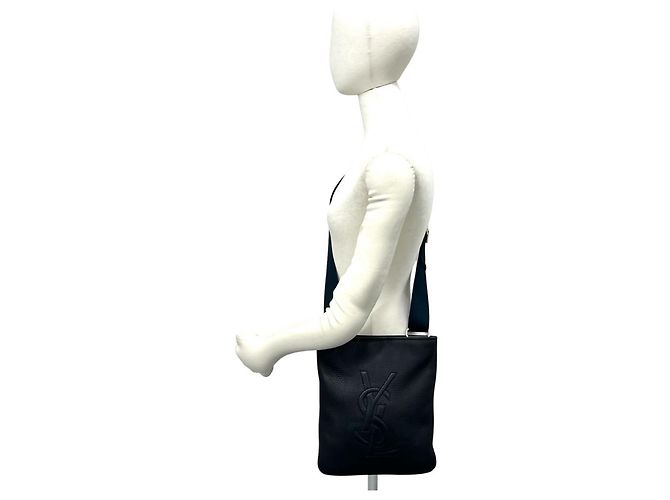 Borsa a tracolla in pelle nera Yves Saint Laurent Nero - vista 2