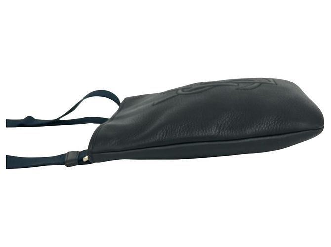 Borsa a tracolla in pelle nera Yves Saint Laurent Nero - vista 5