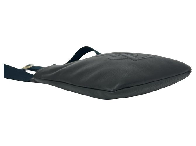 Borsa a tracolla in pelle nera Yves Saint Laurent Nero - vista 7