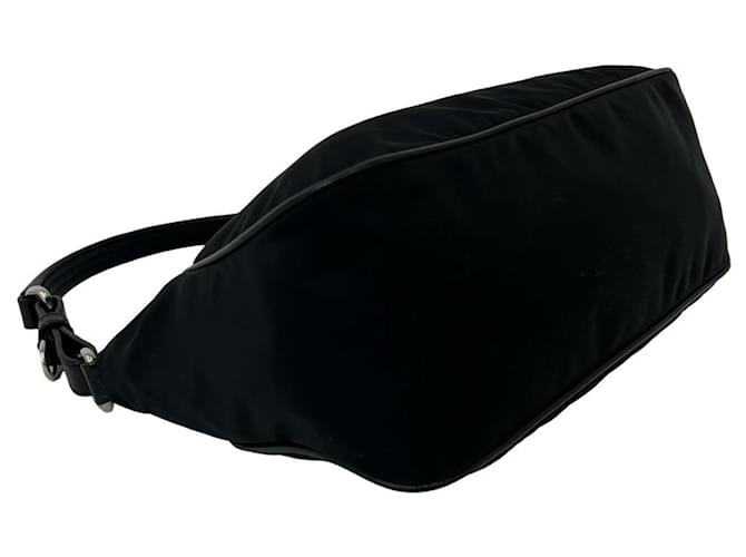 Borsa Prada con logo Triangle Nero - vista 7