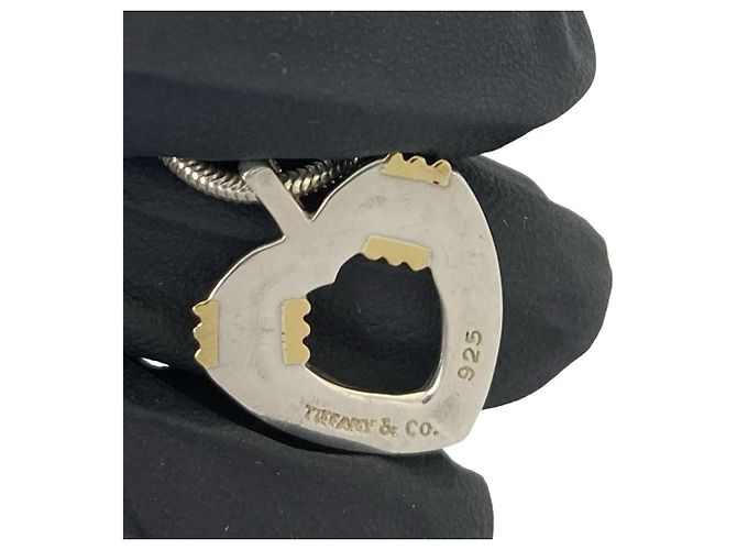 Tiffany & Co Collana Tiffany Heart Snake Chain Argento D'oro - vista 3