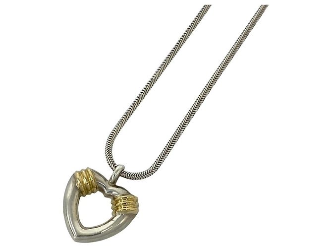 Tiffany & Co Collana Tiffany Heart Snake Chain Argento D'oro - vista 4