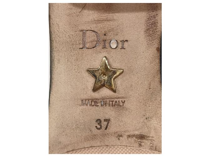 Christian Dior Idylle Décolleté con cinturino e fiocco di cristalli neri Nero - vista 14