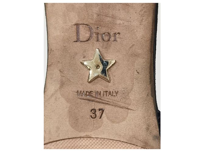 Christian Dior Idylle Décolleté con cinturino e fiocco di cristalli neri Nero - vista 15