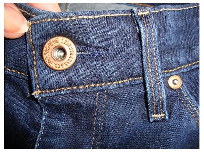 Vaqueros Levi's Demi Curve Bootcut Skinny Azul - vista 4