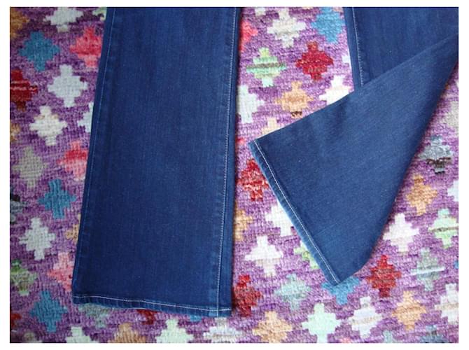 Vaqueros Levi's Demi Curve Bootcut Skinny Azul - vista 6