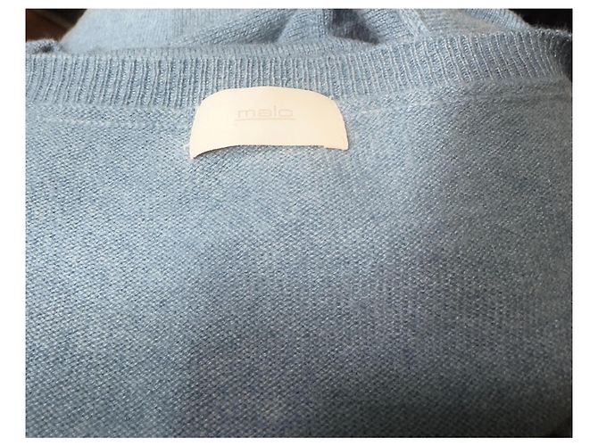 Malo Kaschmir-Wickelcardigan Blau Hellblau - Ansicht 5