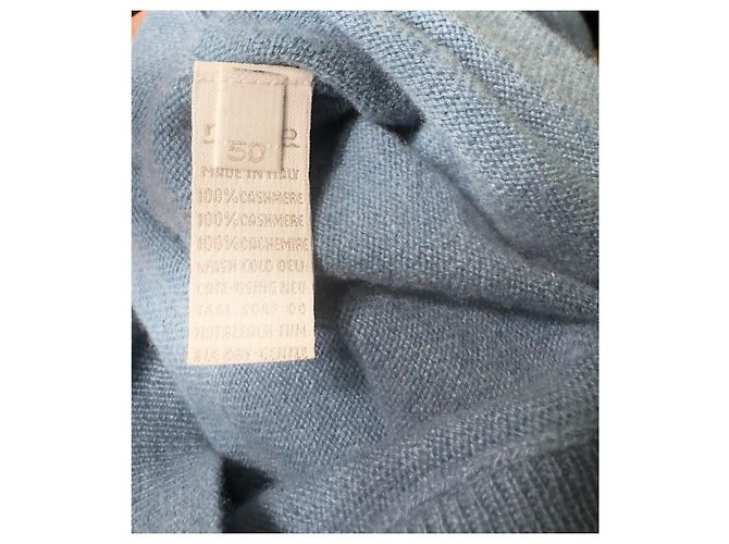 Malo Kaschmir-Wickelcardigan Blau Hellblau - Ansicht 6