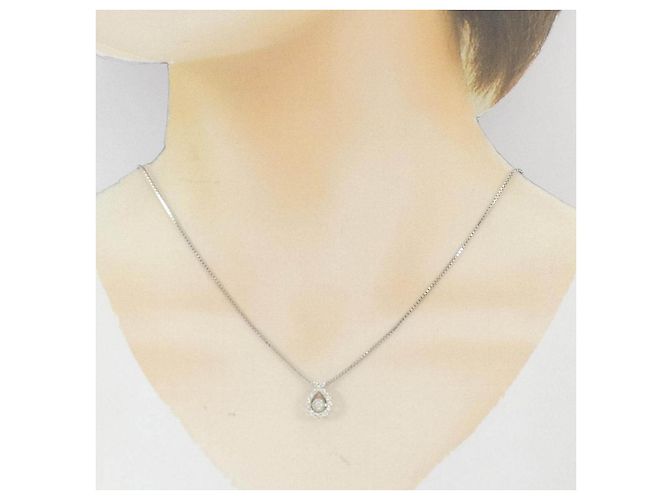 Autre Marque Collana di diamanti Pt900 Pt850 Argento - vista 6