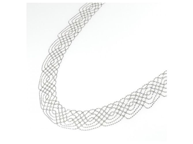 Autre Marque Collar de platino Pt850 Plata - vista 2
