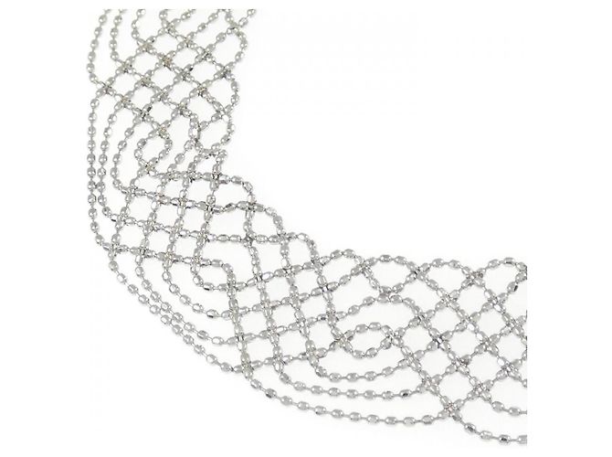 Autre Marque Collar de platino Pt850 Plata - vista 3