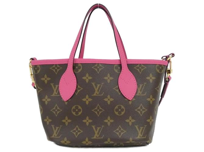 Borsa Louis Vuitton Neverfull Inside Out Monogram Marrone Gold hardware - vista 2