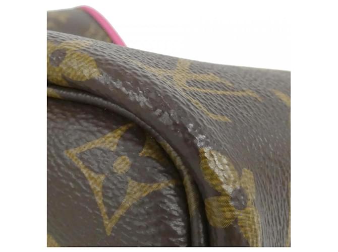 Borsa Louis Vuitton Neverfull Inside Out Monogram Marrone Gold hardware - vista 3
