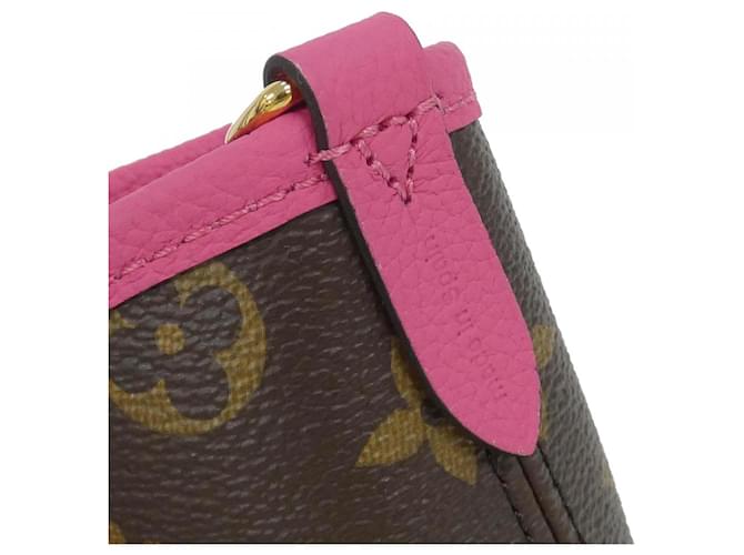 Borsa Louis Vuitton Neverfull Inside Out Monogram Marrone Gold hardware - vista 4