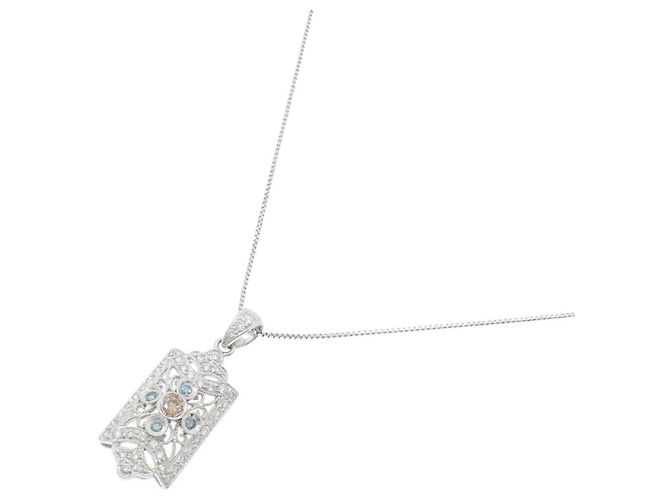 Autre Marque Collana di diamanti Au750 Argento - vista 2
