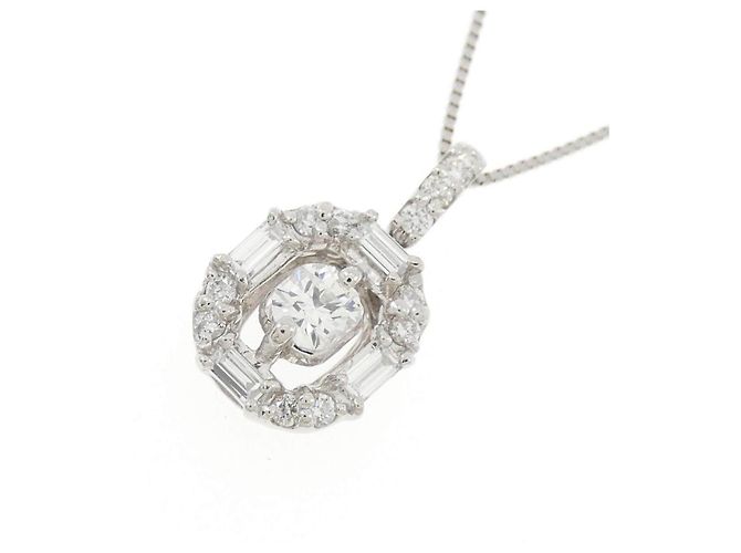 Autre Marque Collana di diamanti Pt900/Pt850 Argento - vista 3