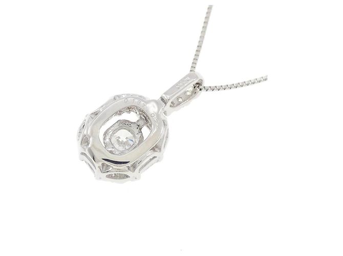 Autre Marque Collana di diamanti Pt900/Pt850 Argento - vista 4