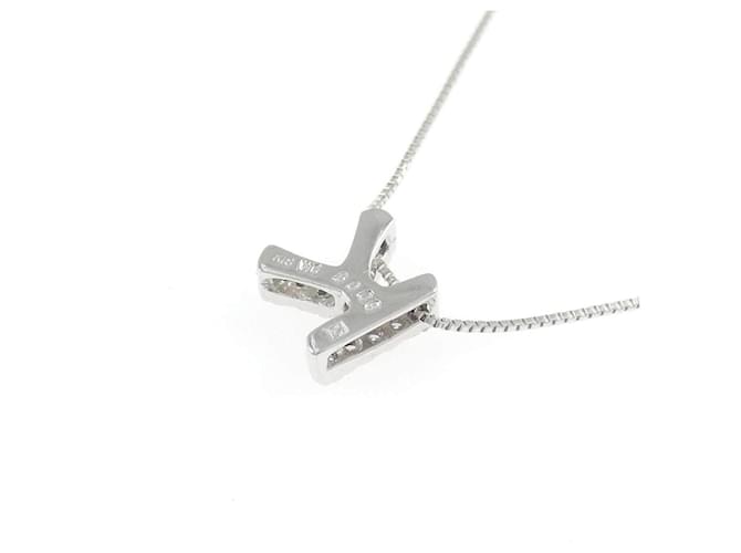 Autre Marque Collana Au750 Initial K Diamond Argento - vista 4