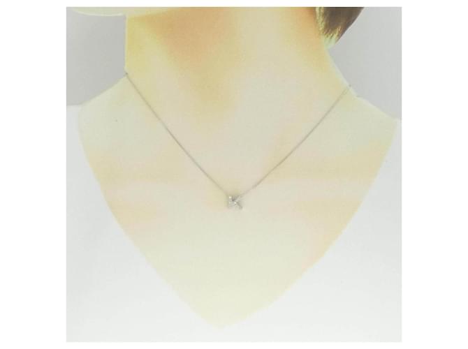 Autre Marque Collana Au750 Initial K Diamond Argento - vista 6