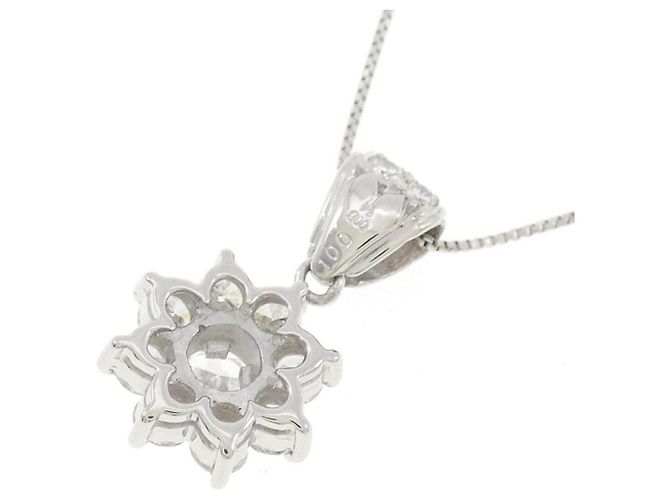 Autre Marque Collana in diamanti Pt900/Pt850 Argento - vista 4