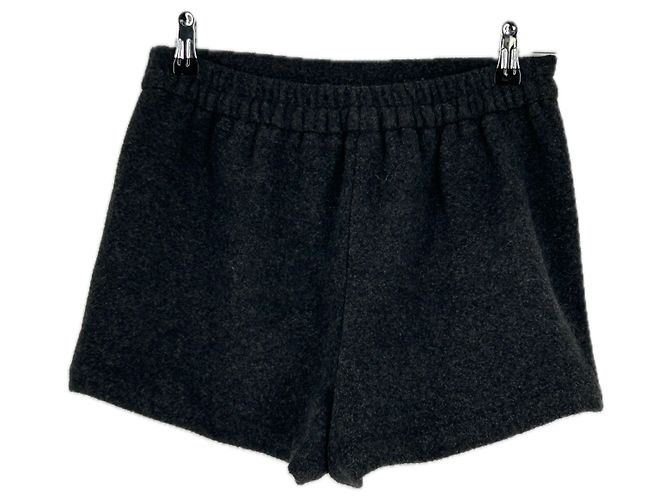 Autre Marque THE FRANKIE SHOP Mini Shorts Grau - Ansicht 2