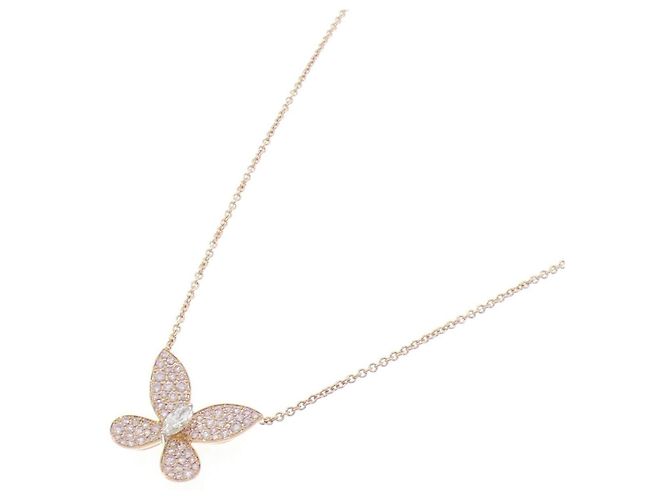 Autre Marque Collana Graff Butterfly Pavé Au750 Diamond D'oro - vista 2