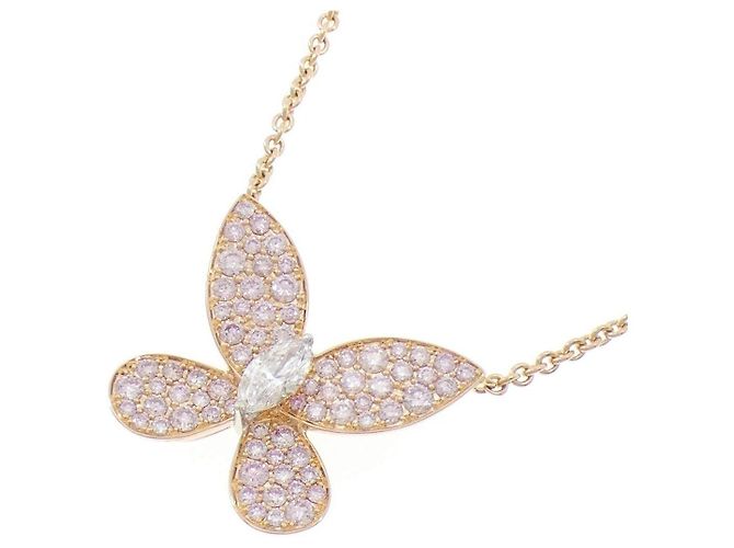 Autre Marque Collana Graff Butterfly Pavé Au750 Diamond D'oro - vista 3