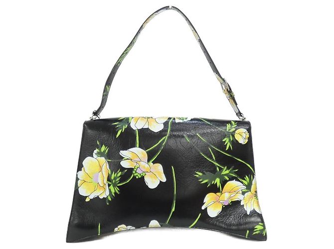 Borsa a tracolla in pelle Balenciaga 766058 2AARS Nero Argento Multicolore - vista 2