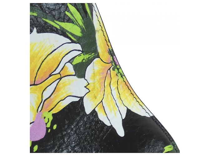 Borsa a tracolla in pelle Balenciaga 766058 2AARS Nero Argento Multicolore - vista 6