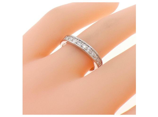 Autre Marque Kumikyoku Platin-Diamantring Silber - Ansicht 5