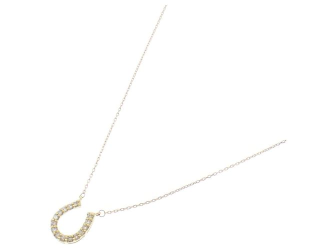 Autre Marque GSTB Au750 Diamantenhalskette Golden - Ansicht 2