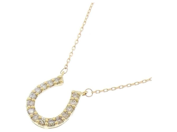 Autre Marque GSTB Au750 Diamantenhalskette Golden - Ansicht 3