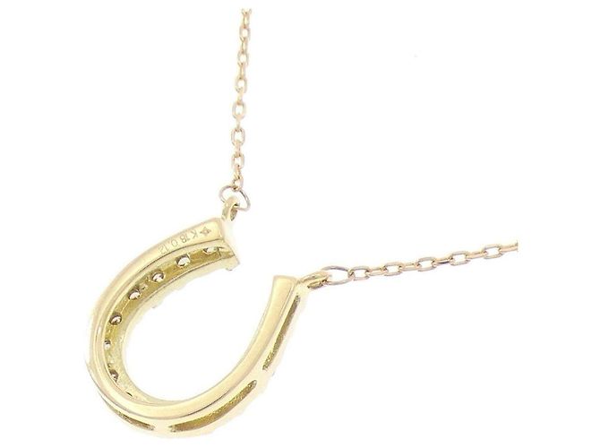 Autre Marque GSTB Au750 Diamantenhalskette Golden - Ansicht 4