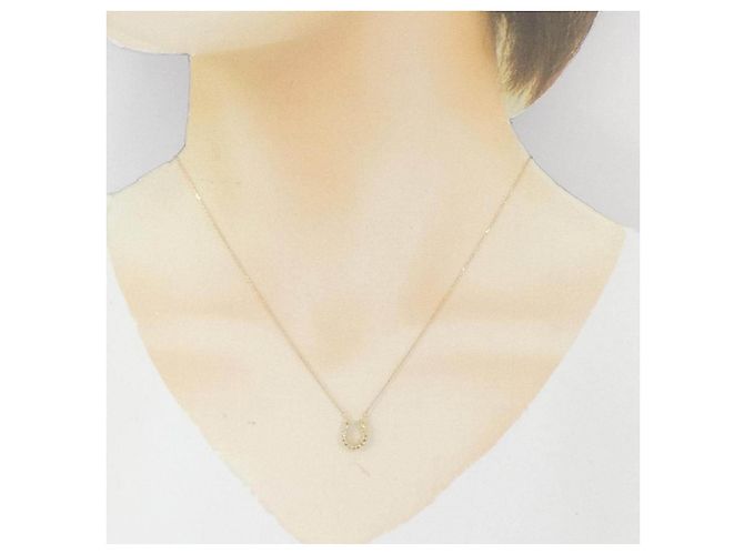 Autre Marque GSTB Au750 Diamantenhalskette Golden - Ansicht 6