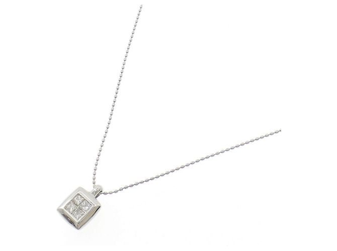 Autre Marque Collana di diamanti PT900 PT850 Argento - vista 2