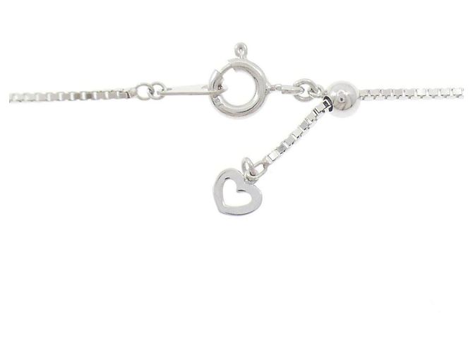 Autre Marque Collana in oro bianco Au750 zaffiro e diamante Argento - vista 5