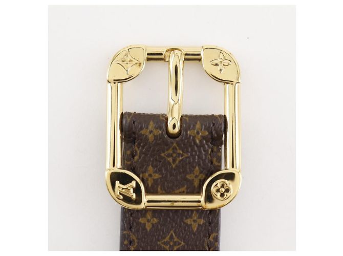 Cintura Louis Vuitton Sangle Martier Monogram Marrone - vista 15