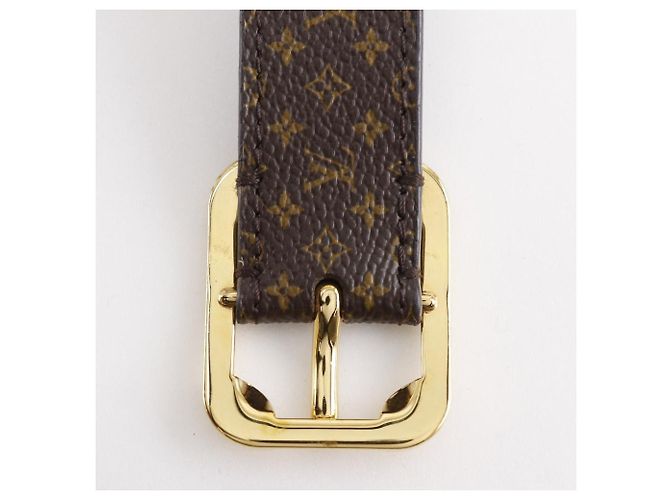 Cintura Louis Vuitton Sangle Martier Monogram Marrone - vista 16