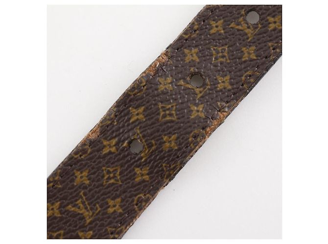Cintura Louis Vuitton Sangle Martier Monogram Marrone - vista 17