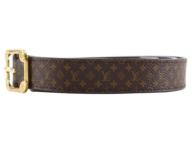 Cintura Louis Vuitton Sangle Martier Monogram Marrone - vista 2