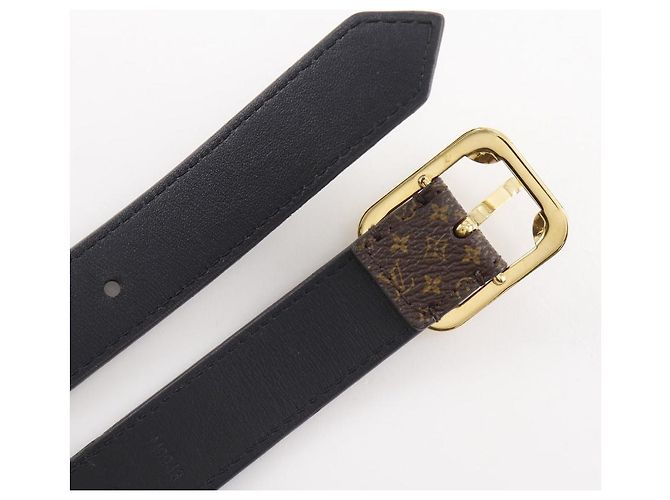 Cintura Louis Vuitton Sangle Martier Monogram Marrone - vista 5