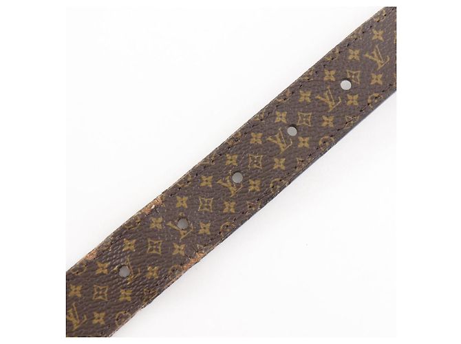 Cintura Louis Vuitton Sangle Martier Monogram Marrone - vista 6
