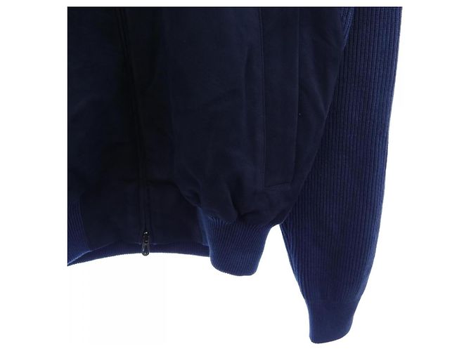 Autre Marque Cardigã de cashmere e couro SEASE Azul - vista 6
