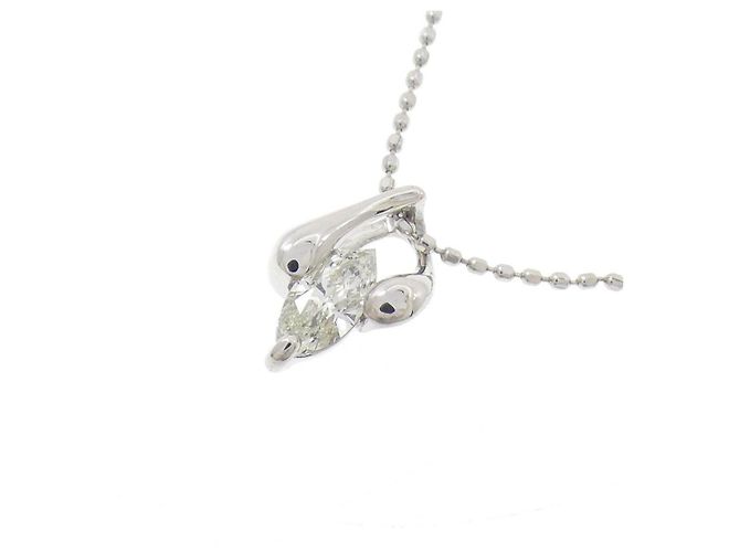 Autre Marque Collana di diamanti Pt900/Pt850 Argento - vista 3
