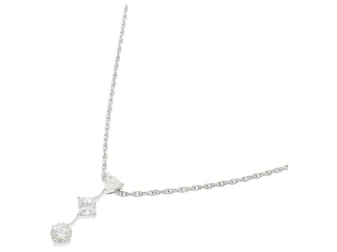 Autre Marque Collana in diamanti Pt900 Pt850 Argento - vista 2