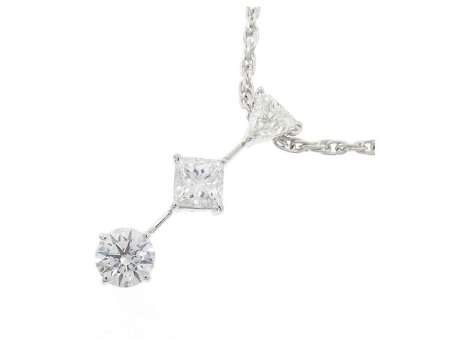 Autre Marque Collana in diamanti Pt900 Pt850 Argento - vista 3