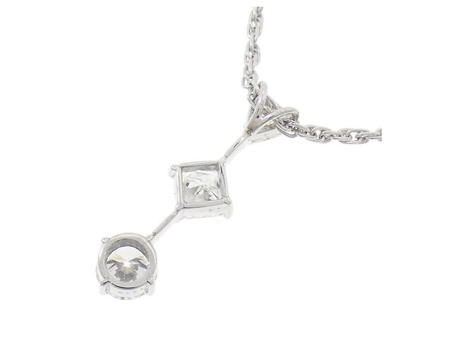 Autre Marque Collana in diamanti Pt900 Pt850 Argento - vista 4