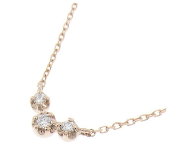 Autre Marque Collana Vendome K10 Pink Gold Diamond Rosa - vista 3