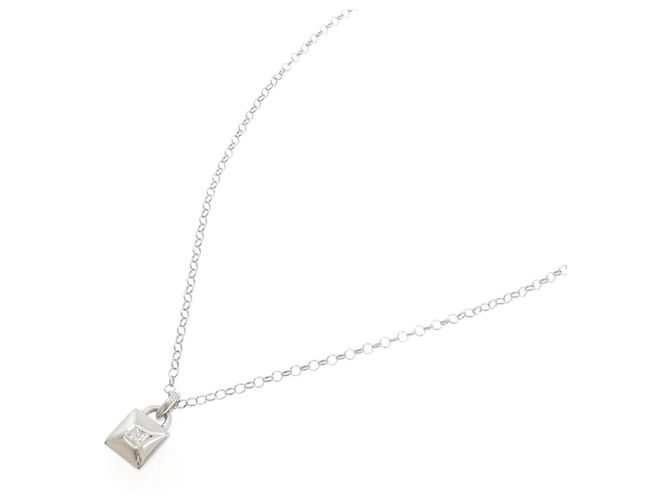 Autre Marque Collana di diamanti PT900 PT850 Argento - vista 2